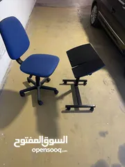  2 طاوله مع كرسي