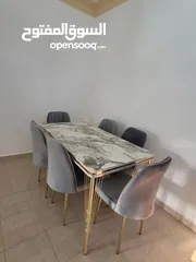  7 طاولة طعام فاخرة بتصميم عصري وأنيق