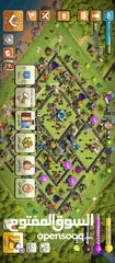  2 حساب clash of clans  تاون13 شبه ماكس