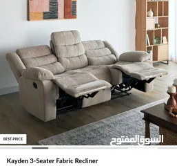  6 Recliner sofa