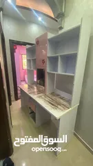  6 غرفة نوم بناتي زهري وابيض خشب لامينيت هاي جلوس استعمال بسيط