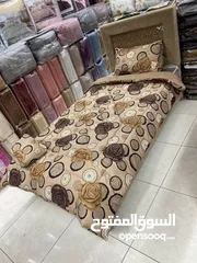  14 لحاف مفرد معرق والعاب  قماش باكستاني تفصيل   لحاف مفرد بعده الوان مشكل