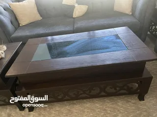  3 طقم طاولات خشب بحالة جديدة