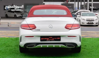  4 Mercedes C200 2018 GCC - Convertible