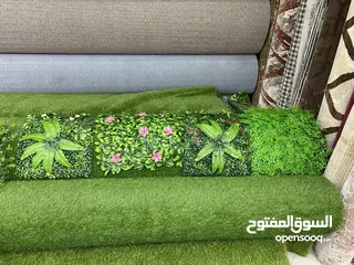  28 عشب صناعي للحدائق والملاعب يتوفر بسماكات مختلفه