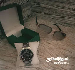  4 ساعات رجالي ونظارات رجالية