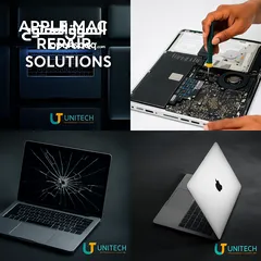  2 صيانة MacBook وiMac باحتراف – مع  الوحدة للحاسوب