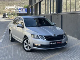  4 سكودا اوكتافيا 2020/19 بحالة الوكالة ولا غرام بوية