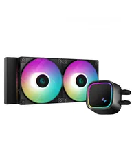  1 افضل تبريد مائي DeepCool LE520 ARGB لجميع المعالجات INTEL+AMD وبسعر حرق