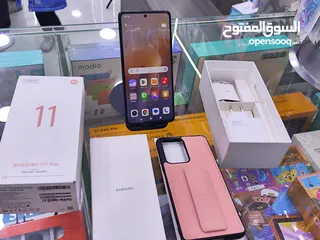  3 جهاز وكالة شاومي 11T pro 5G اغراضة والكرتونه الاصلية جيجا 128 و 256. رام 16 يتوفر توصيل
