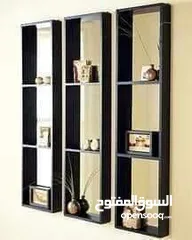  22 رفوف خشب شاشه ومطبخ وحمام وديكور حائط وستاند مكياج وجلاتين وكتب وصيدليه ومطبخ وغيره
