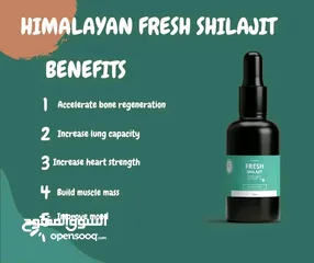  5 Himalayan fresh shilajit organic purified resins and drops form both available now in Oman order now