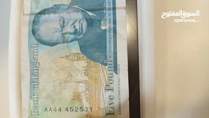  1 Rare AA44452531 £5 Note
