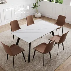  4 طاولات طعام للسفرة والمطبخ رخام مصنع