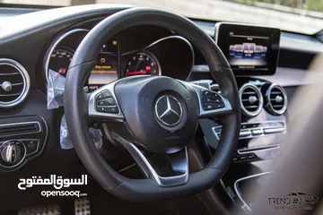  6 Mercedes Glc250 2017 Amg kit Gazoline   اللون :  فيراني من الداخل اسود  السيارة وارد الوكالة
