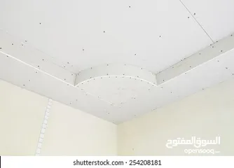  12 Gypsum board all  design and all type paint 4 selling LCD design PVC decor