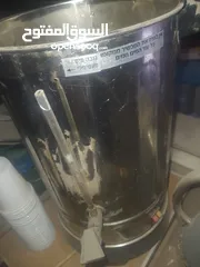  3 ستاندات شيبس وغاز 3 عيون وسخان ماي 20 لتر
