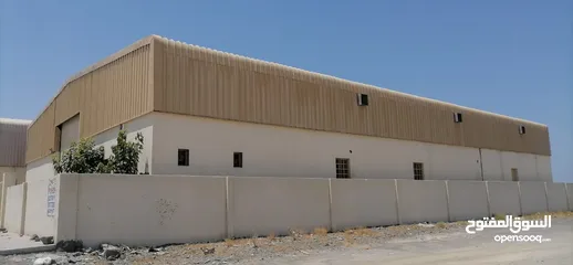  7 بيع مخزن في صحار فلج العوهي بالمربع10-موقع متميز  Warehouse in Sohar flag Al Ouwai - Prime Location!