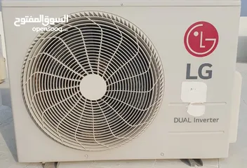  3 مكيف LG انفرتر طن و نص شبه جديد للبيع