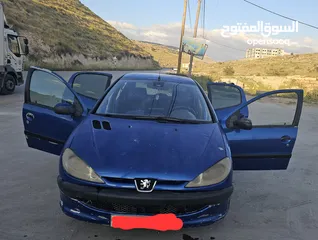  5 بيجو 206 ..2006 ..جير عادي ..بنزين  ماتور 1400