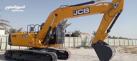  1 JCB EXCAVATOR BRAND NEW / حفارة JCB جديدة تمامًا