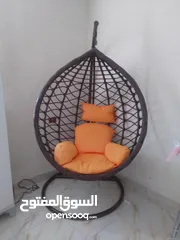  1 مرجيحة عش البلبل حجم كبير متينه تتحمل اوزان من الحديد والرتان