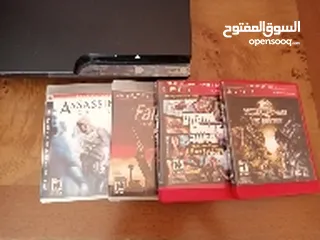  3 ps3 (منزل 6 العاب مع  شحن )