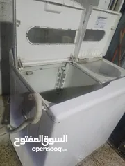  4 غساله حوضين/LGصناعه كوريه.الاصليه. 14كيلوا توب نظافه شغاله على الفحص انشالله ماتورات الشركه