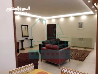  6 شقة مفروشة طابق اول في عبدون الشمالي مساحة الشقة 140 متر مربع