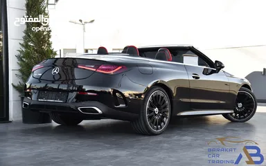  24 مرسيدس سي ال اي كشف نايت بكج مايلدهايبرد موديل2024 Mercedes CLE200 Convertible AMG Kit Night Package