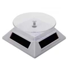  1 Solar Display Stand, Solar Showcase 360 Degrees Turntable Rotating