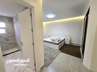 10 عبدون شقة مفروشة جديدة ( مودرن ) مع تراس واسع
