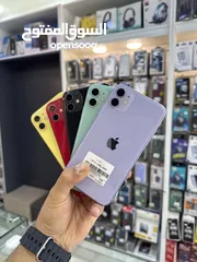  1 Iphone 11-128gb battery upto 90%/مستعمل بحالة الوكاله ومكفووووووول