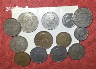  6 بحاله ممتازه عملات من الزمن الجميل
