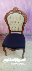  3 طاوله سفره خشب زان مع كراسي