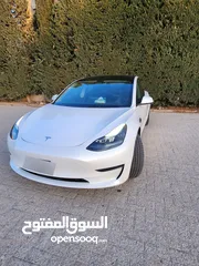  9 تيسلا model 3 2023  بحاله الوكاله وبسعر مميز ، ممشى قليل فك تأمين من دون حادث