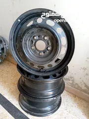  1 جنط حديد مازدا الاصلي