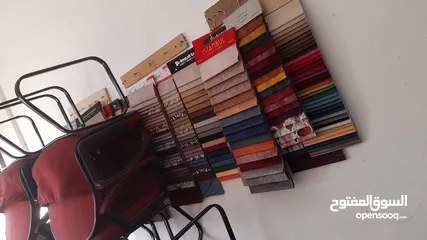  12 منجد متنقل لصيانة وتنجيد جميع انواع الكنب والرواسي داخل المنزل