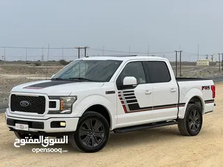  2 فورد F150 سبورت 2018 نظيف جدا