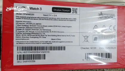  2 ون بلس واتش 3 اسود