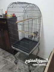  4 قفص ستاند حجم كبير عجلات حديد جديد 150سم × 50 سم