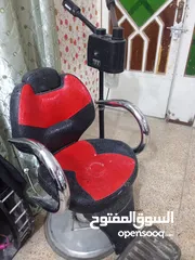  1 كرسي حلاقه للبيع مستعمل نظيف 85%