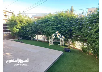  3 شقة مودرن مفروشة للايجار في اجمل مواقع عبدون مع حدائق وترسات