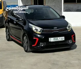  7 bekanto Gt- Line full options كيا بكانتو Gt- Line فل اضافات مع فتحة سقف