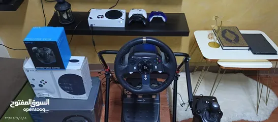  6 ستيرنج وقير وستاند لوجيتك g920 للاكس بوكس و pc استخدام ساعات معدودة  بحال الجديد سعر حرق نصف التكلفة