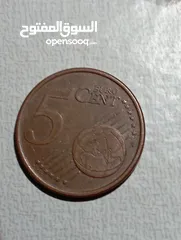  1 عملة نقدية 5Euro cent 2002
