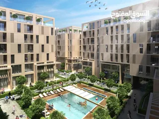  6 1BHK in Sharjah, 5% down payment, 1% monthly installments with developer over 5 years, deluxe finish