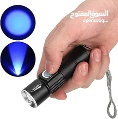  7 كشاف العقارب مصباح UV أشعة فوق البنفسجية كاشف العقارب ليلا لوكس بنفسجي أشعة فوق البنفسجية UV