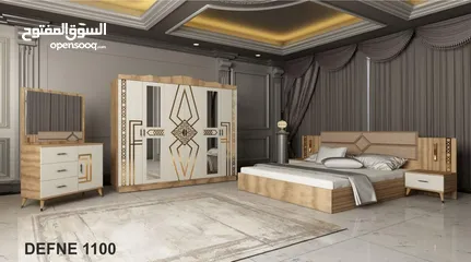  9 غرف نوم تركي 7 قطع شامل التركيب والدوشق مجاني