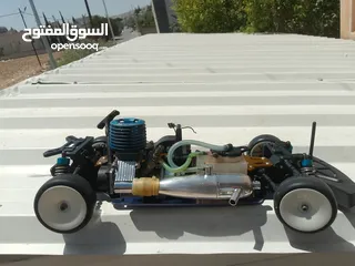  2 سيارة  تحكم عن بعد احترافية1/10 نايترو (وقود) مش للاطفال